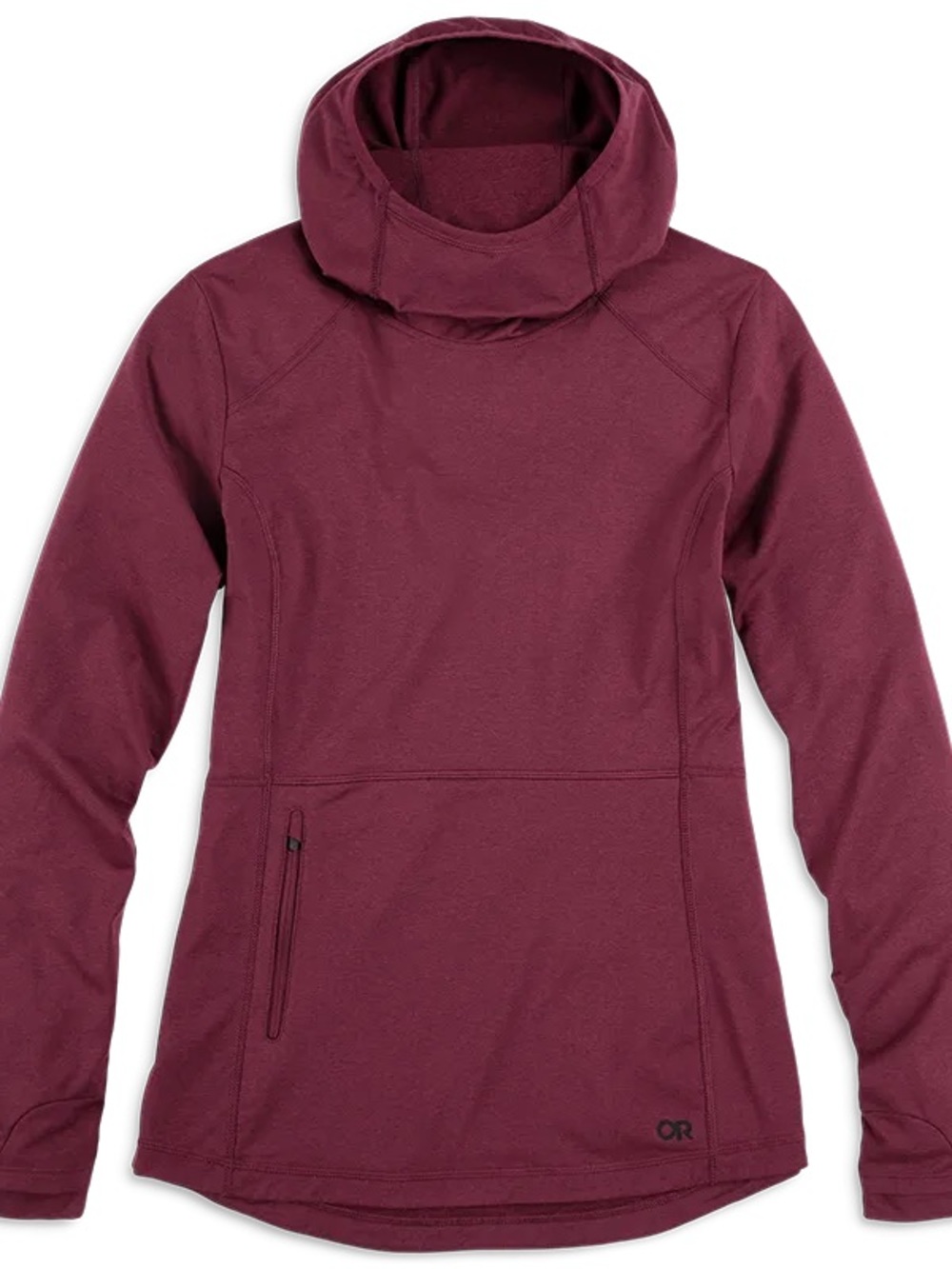 Outdoor Research women's Melody pullover hoodie in a burgundy. Size: Medium